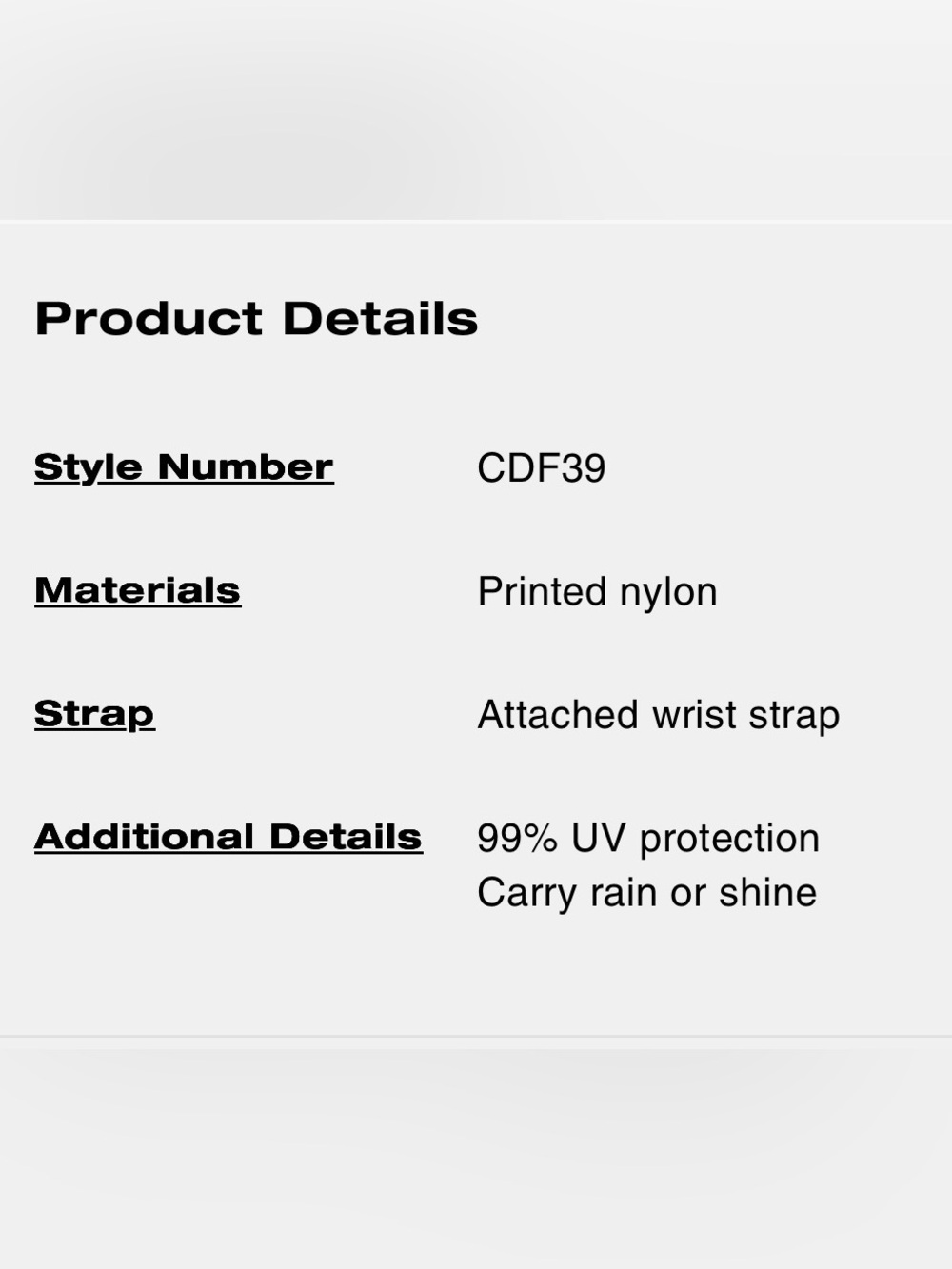 Coach UV Protection Mini Umbrella with Candy-Print NWT - Picture 3 of 3